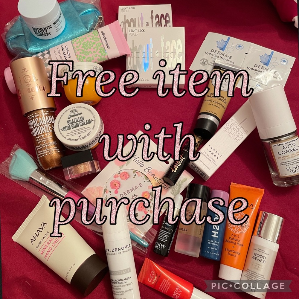 FREE BEAUTY ITEM OR ACCESSORY WITH EVERY PURCHASE
